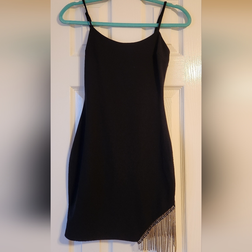 City Studio Black Strapless Dress